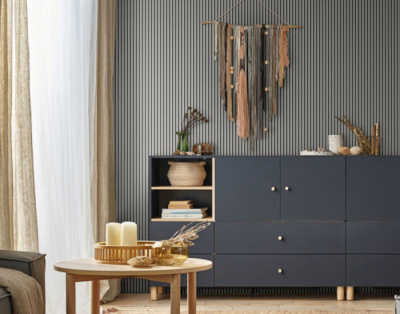 Рейка правая для стеновой панели Linerio S-LINE Grey (серый)